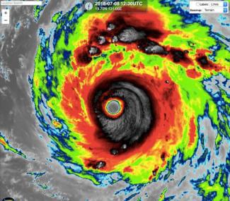 Super Typhoon Maria in the Pacific.CIMMS