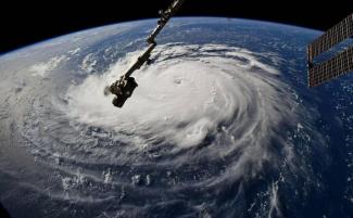 A view of Hurricane Florence from the International Space Station NASA