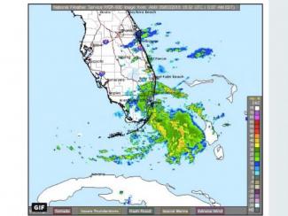 Tropical Storm Gordon approaches the Florida Keys.NOAA