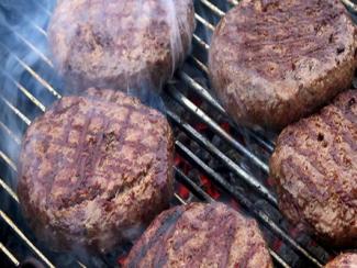 Grilling with charcoal